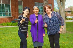 group of 3 child care workers