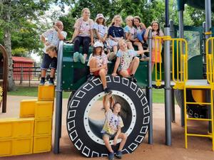 picture of children in playground